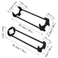 thumbnail image 2 of SHAGUOZHOU Basin Set 7 Sizes Universal Under Plumbers Multifunctional Steel Faucet Four Hexagon For Kitchen Bathroom Paint Filter Needle Air Tool Coil Air Hose, 2 of 7