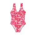 thumbnail image 1 of Girl Swimsuits One Piece Swimming Bathing Suit Sleeveless Ruffle Floral Pattern Baby Girl Bathing Suit 9-10 Years, 1 of 8