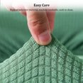 thumbnail image 4 of Chair Cushion Cover Seat Covers Backrest Chair Case Office Protector Soild Color Adjustable Dirt-Resistant for Banquet Home Kitchen Light Purple, 4 of 9