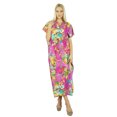 thumbnail image 1 of Bimba Kaftan Long en Coton pour Femmes, Tenue de Nuit Florale, Robe Caftan Classique, 1 of 6