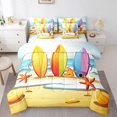 thumbnail image 1 of YST 7Pcs Sea Surfing Bedding Set, Sports Theme, Polyester Comforter & Duvet Type, Twin Size (1 Count), 1 of 4