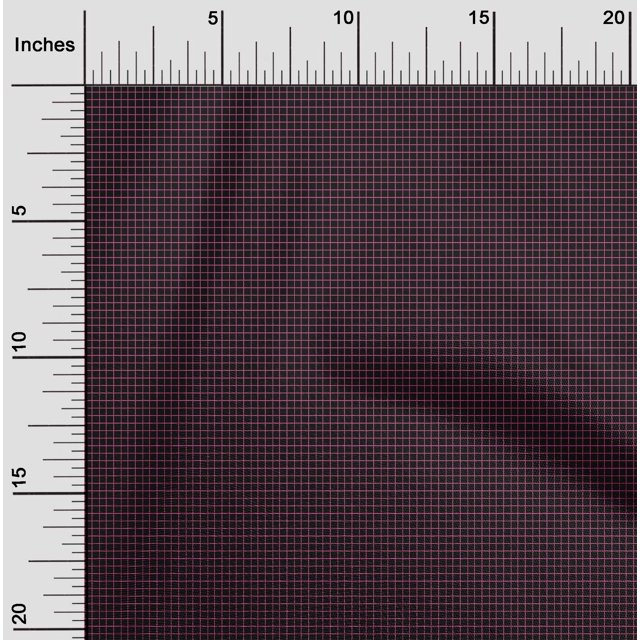 oneOone Viscose Jersey Fabric Window Pane Check Print Fabric By The Yard 60 Inch Wide