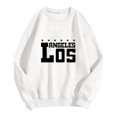 thumbnail image 1 of MesaSe Sweat-Shirt Mode pour Femmes Sweat-Shirt Col Rond Pull Imprimé Lettre Hoodie, 1 of 2