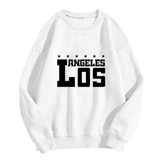 MesaSe Sweat-Shirt Mode pour Femmes Sweat-Shirt Col Rond Pull Imprimé Lettre Hoodie