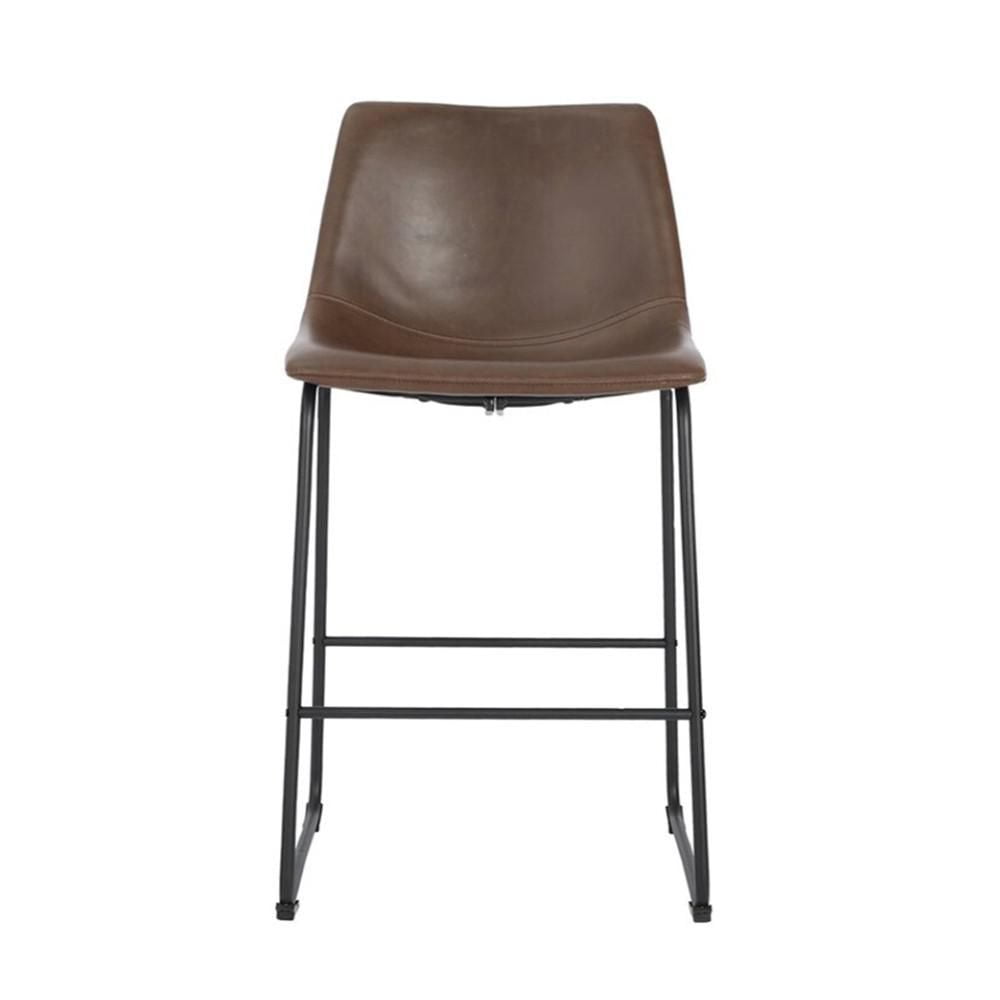 TABOURET LANDON en Marron ENSEMBLE DE 4