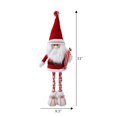 thumbnail image 2 of Holiday time extendable santa decoration,33 inch,white and red colour, 2 of 4
