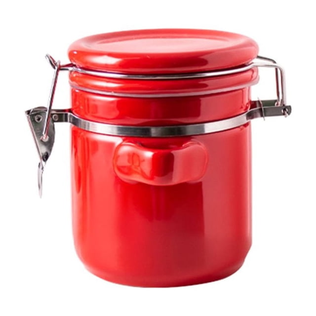 CHOK Coffee Canisters With Airtight Lids Ceramic Containers With Lids Cookie Jars With Lids Airtight Decorative-blue-650ml/23oz