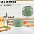 thumbnail image 3 of 250 ML Electric Garlic Mincer USB Charging Garlic Chopper Mini Food Processor with Stainless Steel Blade Durable Garlic Masher Food Chopper Kitchen Tool for Meat Vegetable Baby Food, 3 of 7