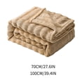 thumbnail image 3 of Tyidzon Throw Blanket Solid Colour Flannel Rabbits Hair Blanket Nap Cover Blanket Heavy Sofa Blanket Velvet Blanket, 3 of 8