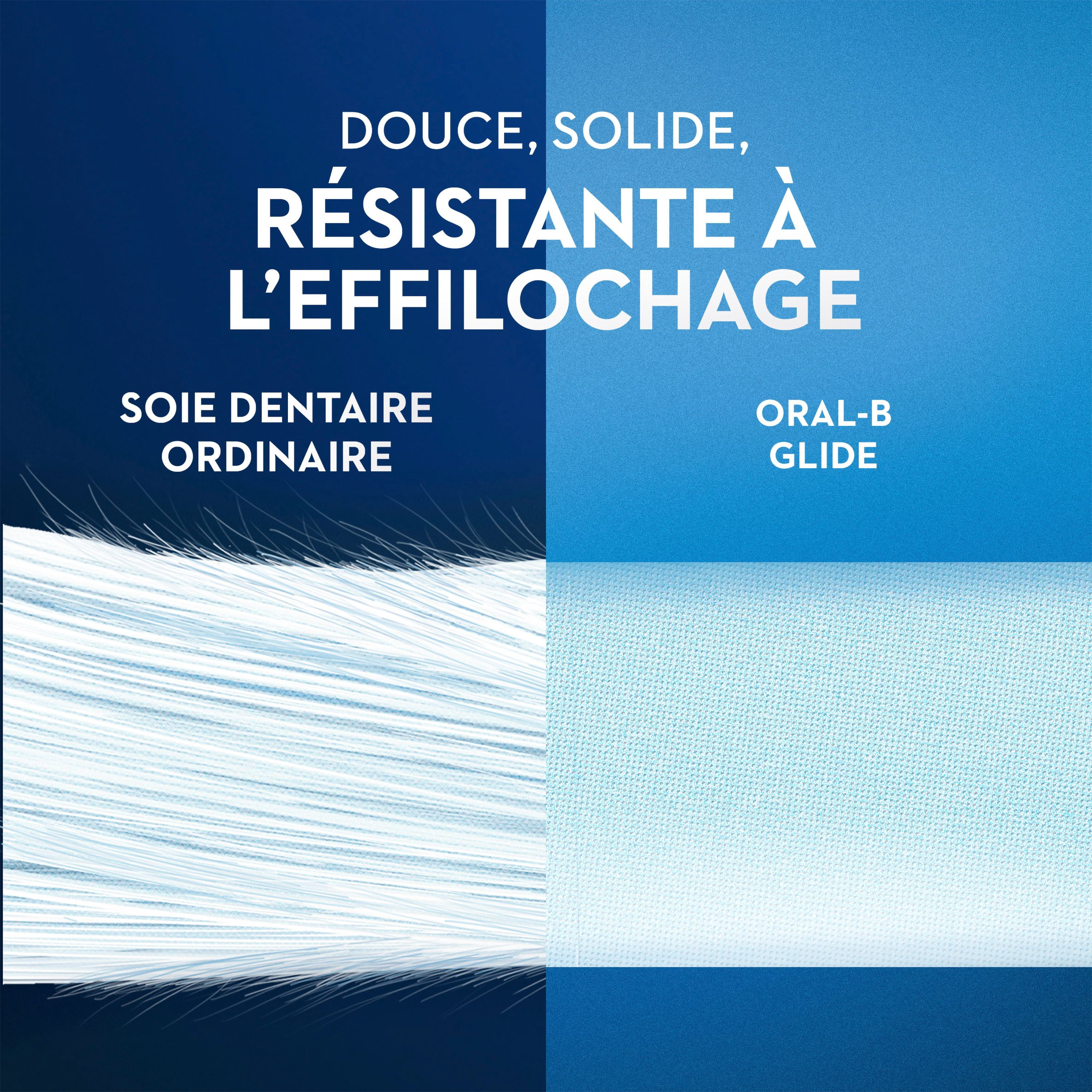 Soie dentaire Oral-B Glide Pro-Santé Nettoyage en profondeur, Menthe fraîche