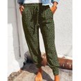 thumbnail image 1 of drppepioner Pantalon Décontracté pour Femmes Été Pantalon à Imprimé Léopard Bas Pantalon de Sport, 1 of 6