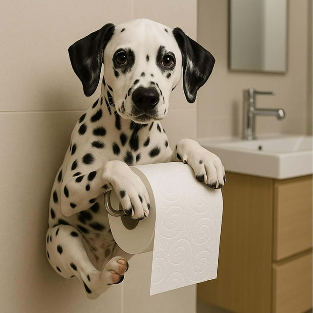 EGNMCR Tools&Home Improvement Dog Toilet Paper Hundepapierhalter Tissue holder