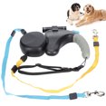 thumbnail image 4 of Dual Headed Pet Leash, Dog Lead Leash Dog Leash Extendable Dog Leash  for Go for Walk Noir, 4 of 7