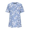 thumbnail image 4 of Birdeem Womens Round Neck Fashionable Casual Short Sleeved Spring/Summer Top, 4 of 12