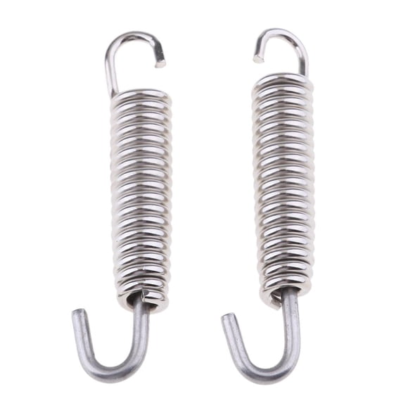 Pair 65mm Stainless Heavy Duty Exhaust Spring for Motorcycle ATV -