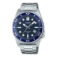 thumbnail image 1 of Casio Standard Montre pour Homme Analogique en Acier Inoxydable, Cadran Bleu, Quartz MTD-135D-2AV, 1 of 3