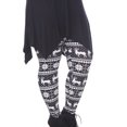 thumbnail image 3 of White Mark Women's Holiday Print Leggings, 3 of 5