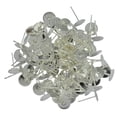 thumbnail image 1 of KLKCMS Vente en Gros 100 Pcs Coussinet Vierge de 8 mm pour Clou d'Oreille, Tige, Goupille, Fabrication de Bijoux, Accessoires, 1 of 8