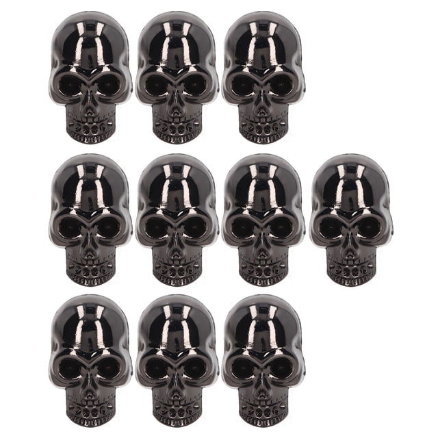 Skull Rivets, Skull Prong Stud Beautiful 10 Pcs Fashionable For Belts No Rhinestones,Rhinestones