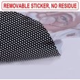 thumbnail image 4 of 2 Pcs Santa Claus Car Rear Window Sticker Decal- 3D Christmas Funny PVC Sticker Removable Waterproof Xmas Window Wall Cling 12.6" × 9.8" Xmas Decal for Indoor Outdoor Decoration (Left & Right), 4 of 6