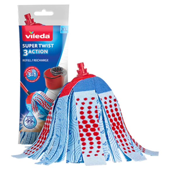 Vileda Super Twist 3Action XL Mop Refill
