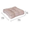 thumbnail image 2 of EGYMEN 40cm 3D Thick Imitation Linen Seat Cushion, Compressed Travel Floor Mat with Candy Colors, 2 of 6