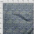 thumbnail image 2 of oneOone Georgette Viscose Fabric Stripe & Square Geometric Printed Fabric 1 Yard 42 Inch Wide, 2 of 4