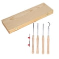 thumbnail image 2 of Wood Lathe Tool,4PCS Lathe Turning Tool Removable Turning Tool Lathe Turning Tool Set Rugged and Tough, 2 of 7