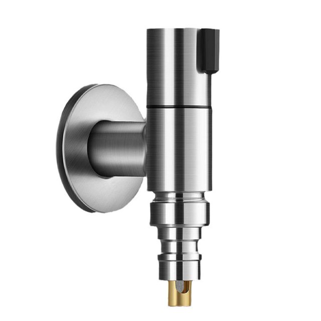 304 Stainless Steel Washing Machine Faucet G1/2 Automatic Water Stop Faucet