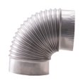 thumbnail image 2 of S SERENABLE 90 degree Stove Elbow Pipe Connector Easily Install for RV Camping Stainless Steel ID 15.3cm, 2 of 9