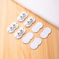 thumbnail image 4 of EGNMCR Kitchen Gadgets, Adhesive Pulley Universal Wheel, Can Be Fixed On The Bottom Of The Trash Can, The Bottom Of The Storage Box, Etc., Easy To Move (4 Pcs, Double Ball Pulleys) ball pulley, 4 of 7