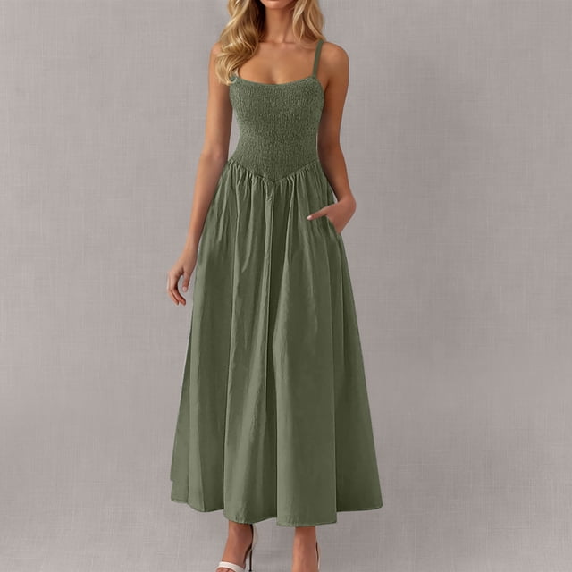 Ovzne Robes pour Femmes Robe pour Femme Robe Unie Sans Manches à Col Rond Aguichant Élégante de Boîte de Nuit Fête Tunique Mini Robes Robe Décontractée de Vacances Robe de Printemps Liquidation