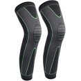thumbnail image 1 of Manchons de Jambe Complets Longs Manchon de Compression pour Jambe Manchons de Genou Protège-Jambes, pour Homme Femme Basketball, Arthrite Cyclisme Sport Football, Réduit les Varices et l'Enflure des Jambes (Paire), 1 of 9