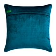 thumbnail image 3 of Toss Pillow Cover, Teal Blue 22"x22" (55x55 cm) Throw Pillow Covers, Velvet Quilted & Solid Color Throw Pillows For Couch, Geometric Pattern Modern Style - Irresistible Teal, 3 of 3