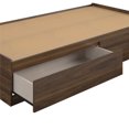 thumbnail image 4 of Ameriwood Home Twin Platform Bed with Drawers, Ivory Oak, 4 of 9