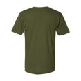 thumbnail image 2 of American Apparel T-Shirt Col en V en Jersey Fin, TP, Olive, 2 of 2