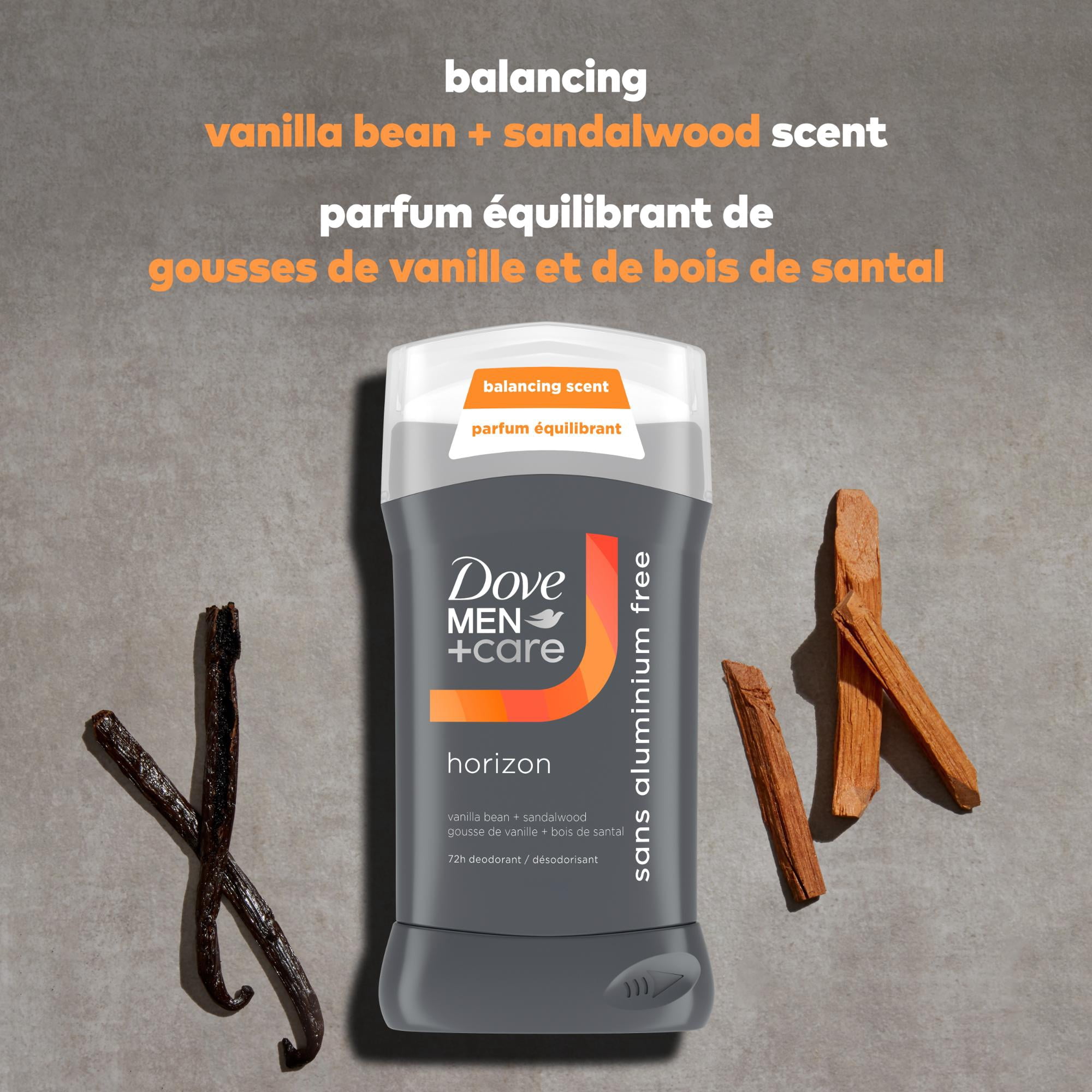 Dove Men+Care Désodorisant en Bâton Protection Anti-Odeurs 72 H Horizon, 85 g