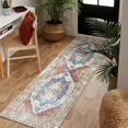 thumbnail image 1 of JV Home Runner Rug Napoli Beige Multicolored 2' x 7' Washable Rugs Anti Slip, 1 of 7