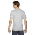 thumbnail image 2 of Fine Jersey T-Shirt Col en V, m, Gris Chiné, 2 of 3