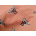 thumbnail image 4 of oneOone Cotton Poplin Fabric Bird Block Print Fabric By The Yard 56 Inch Wide, 4 of 4