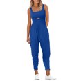 thumbnail image 4 of RXIRUCGD Womens Running Onesie Workout Rompers Outfits Exercise Jumpsuits Gym Yoga, Blue, Size: 2XL, 4 of 8