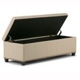 thumbnail image 3 of WyndenHall Stanford Large Rectangular Storage Ottoman Bench, 3 of 8