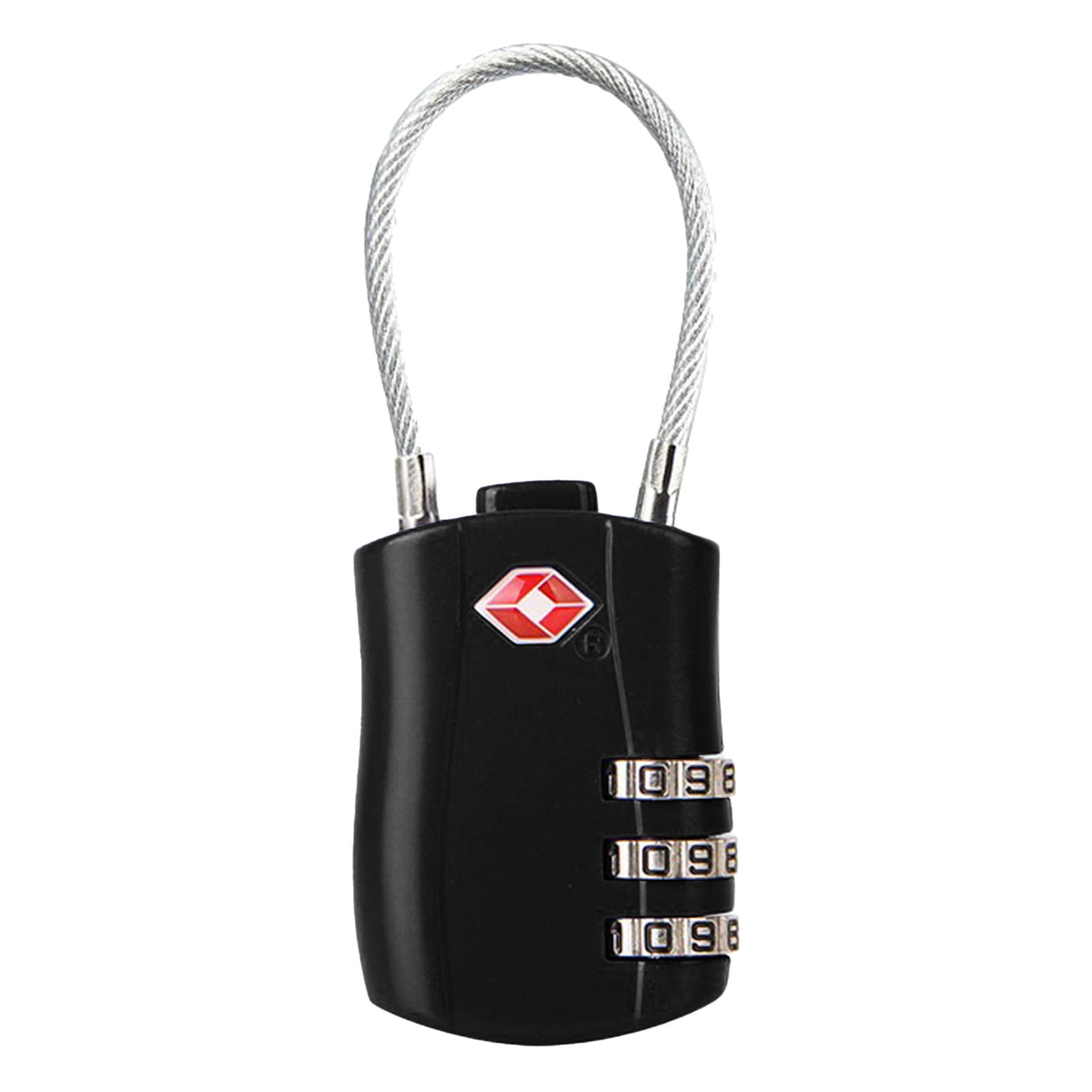 Backpack with Lock, Aluminum Alloy Password Padlock 8x3x2cm, 3-Digit Combination Lock for Luggage Suitcases Travel Security