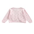 thumbnail image 3 of Cardigan Tricoté pour Bébé Fille à Fleurs Manches Longues avec Boutons, 3 of 6