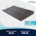 thumbnail image 3 of Silver Spring 3" Maximum Riser, Solid Rubber 3 Channel Threshold Ramp, Black, 3 of 5