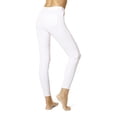 thumbnail image 4 of HUE Women's Ripped Knee Denim Leggings, 4 of 4