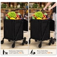 thumbnail image 2 of Towallmark Heavy-Duty Stair Climbing Utility Cart – All-Terrain Office & Home Cart with 200 lb Capacity, With Rear Basket and Cloth, 2 of 8