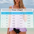 thumbnail image 2 of Flowy Ruffle Tankini Swimsuits for Women Beach Summer 2 Piece High Waist Bathing Suits Pool Modest Swimwear Mint Green, XL, 2 of 7