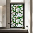 thumbnail image 5 of Rainbow Floral Static Cling Window Film Removable Decal For Glass Doors Privacy Sticker Botanical Designs No Sun Blocking, 5 of 5