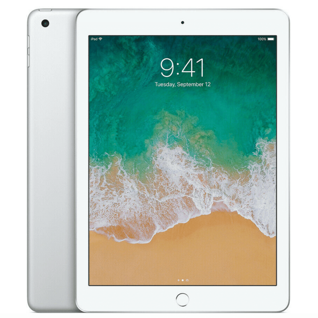 Restored Apple iPad 5th Generation 32GB (Wi-Fi + Cellular) Silver, Very Good (Refurbished)
